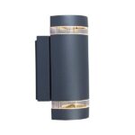 Φωτιστικό Lutec Focus GU10 Επίτοιχο Εξωτερικού Χώρου από Αλουμίνιο Διπλής Δέσμης