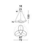 FUSION ΚΡΕΜΑΣΤΟ ΦΩΤΙΣΤΙΚΟ ΤΗΣ ΕΤΑΙΡΕΙΑΣ NOVA LUCE
