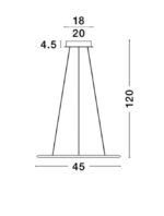 LIVORNO LED CRYSTAL- ΜΟΝΤΕΡΝΟ  ΦΩΤΙΣΤΙΚΟ ΤΗΣ ΕΤΑΙΡΕΙΑΣ NOVA LUCE