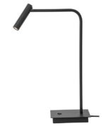Φωτιστικό επιτραπέζιο led - αλουμίνιο μαύρο - adjustable - Sicily - Nova Luce