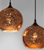 Φωτιστικό κρεμαστό μοντέρνο copper γυάλινο  _ Blaze   _ Nova Luce