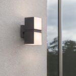 φωτιστικό τοίχου μοντέρνο στεγανό_σχήμα ευέλικτο_φωτισμός up down side_cuba_lutec