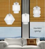 φωτιστικό γυάλινο κρεμαστό μονόφωτο Luma