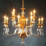 Πολυέλαιος Κρυστάλλινος Euroluce Barocco Gold