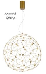 φωτιστικό led κρεμαστό μεταλλικό - sole - Nova Luce