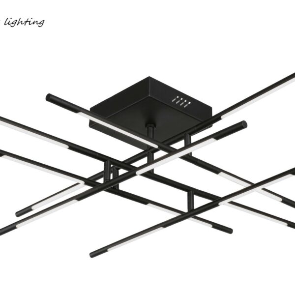 Φωτιστικό οροφής led RACCIO - Μαύρο - Nova Luce