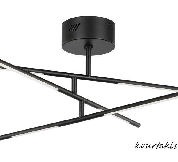 Φωτιστικό οροφής - Μαυρο - RACCIO - Nova Luce