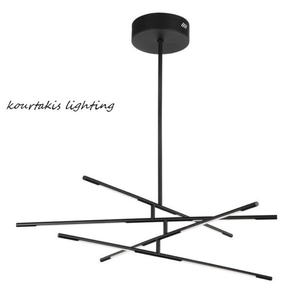 Φωτιστικό οροφής - Μαυρο - RACCIO - Nova Luce