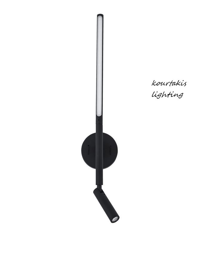 Φωτιστικό τοίχου led - Μαύρο - HANDY - Nova Luce