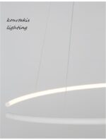 Κρεμαστό φωτιστικό οροφής - Άσπρο - BREDA - Nova Luce