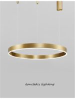 Κρεμαστό φωτιστικό D:80 - Χρυσό - MOTIF - Nova Luce