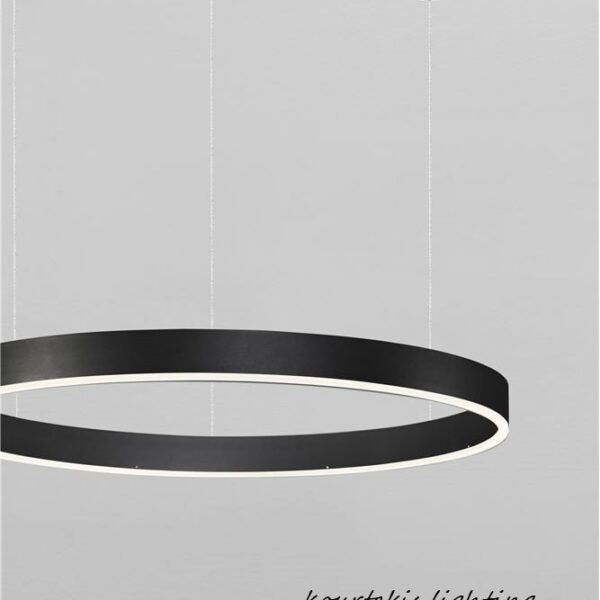 Κρεμαστό φωτιστικό D:60 - Μαύρο - MOTIF - Nova Luce