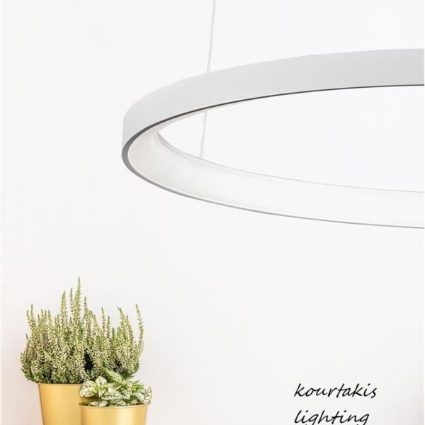 Κρεμαστό φωτιστικό - Λευκό - PERTINO - Nova Luce D78