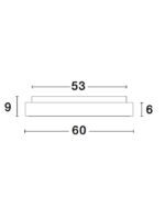 Έξυπνο φωτιστικό οροφής - RANDO SMART - Nova Luce - Μαύρο