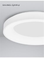 Έξυπνο φωτιστικό οροφής - RANDO SMART - Nova Luce - Λευκό