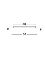 Έξυπνο φωτιστικό οροφής - RANDO SMART - Nova Luce - Λευκό