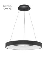 Κρεμαστό φωτιστικό οροφής - RANDO THIN  - Nova Luce  - Μαύρο