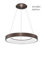 Κρεμαστό φωτιστικό οροφής - RANDO THIN  - Nova Luce  - Καφέ