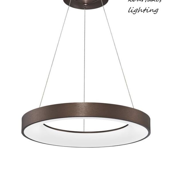 Κρεμαστό φωτιστικό οροφής - RANDO THIN  - Nova Luce  - Καφέ