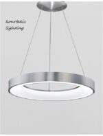 Κρεμαστό φωτιστικό οροφής - RANDO THIN  - Nova Luce  - Ασημένιο