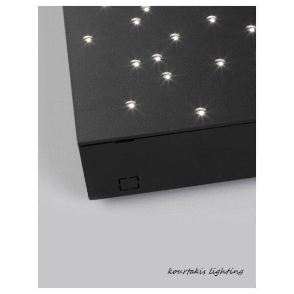 Φωτιστικό οροφής led από ABS Μαύρο - CIELO - Nova Luce
