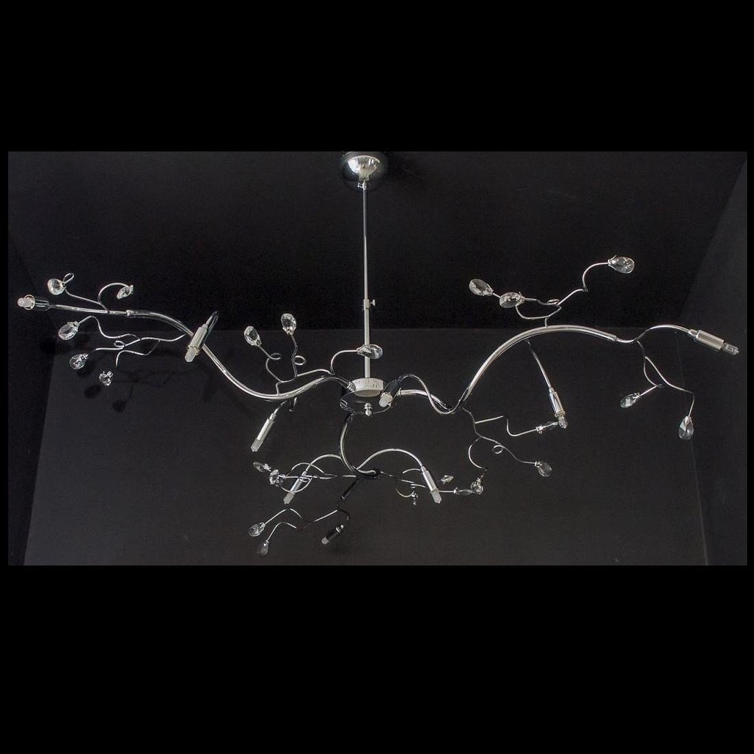 Φωτιστικό Κρεμαστό Με Κρύσταλλα