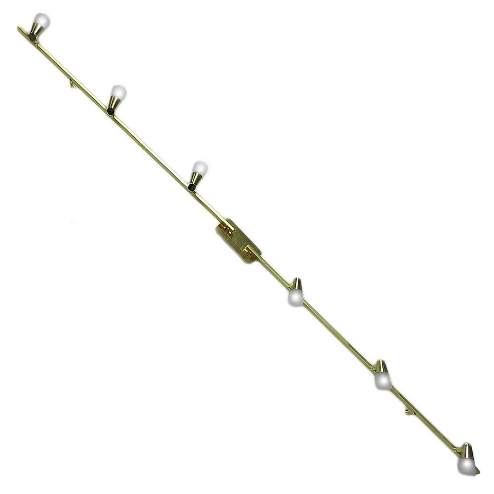 Spot Οροφής Εξάφωτο Σε Χρώμα Χρυσό