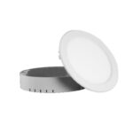 Led Πάνελ Οροφής 26Watt Στρογγυλό Slim Χωνευτό Ή Με Εξωτερικό Πλαίσιο