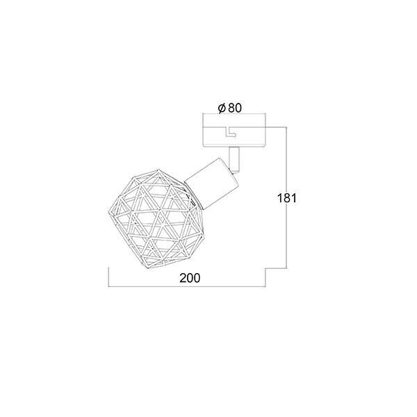 spot vintage μεταλλικό πλέγμα