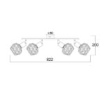 spot vintage μεταλλικό πλέγμα