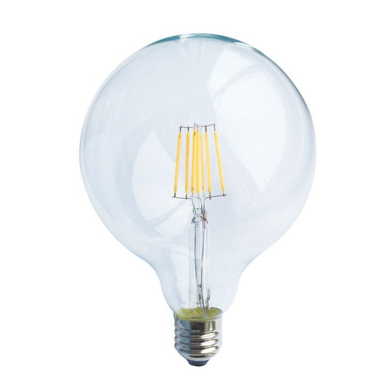 images Led Λάμπα Ε27 8Watt Globe 910Lumen Ψυχρό Λευκό 6500Κ