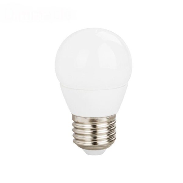 Led Λάμπα Ε27 5.5Watt Σφαιρική Ball 415Lumen Ψυχρό Λευκό 6000Κ Ντιμαριζόμενη