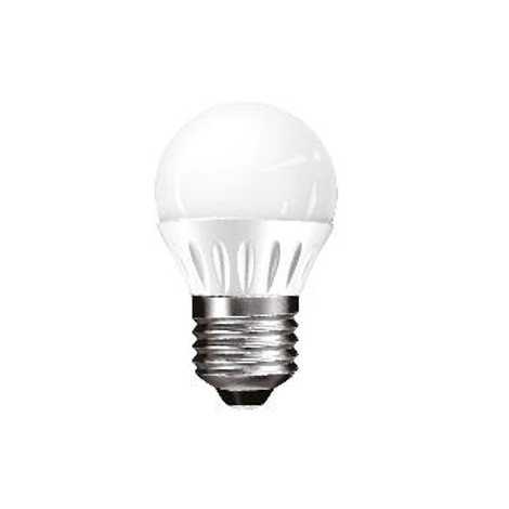 Led Λάμπα Ε27 3.5Watt Σφαιρική Ball Value Plus 300Lumen Ψυχρό Λευκό 6400Κ