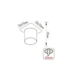 Σποτ Οροφής Χωνευτό G4