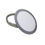 Led Panel Οροφής 20Watt Στρογγυλό Slim Χωνευτό Ή Με Εξωτερικό Πλαίσιο
