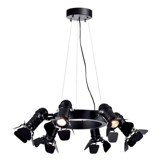 Φωτιστικό Κρεμαστό Από Μέταλλο Μαύρο