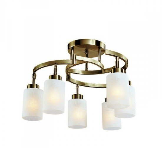 Φωτιστικό Οροφής Μέταλλο & Γυαλί