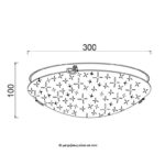 ACA Lighting Μοντέρνο Φω