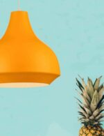 ACA Lighting Μοντέρνο Μονόφωτο Μεταλλικό Κρεμαστό σε Πολλά Χρώματα