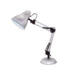 ACA Lighting Πορτατιφ Γραφείου Μεταλλικό σε Τρία Χρώματα με Κινούμενη Κεφαλή και Βραχίονα