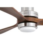 Ανεμιστήρας Οροφής με Φως LED 12Watt 3 Ταχυτήτων με Τηλεχειριστήριο και 3 Έλικες Ξύλινος Faro Lantau-G