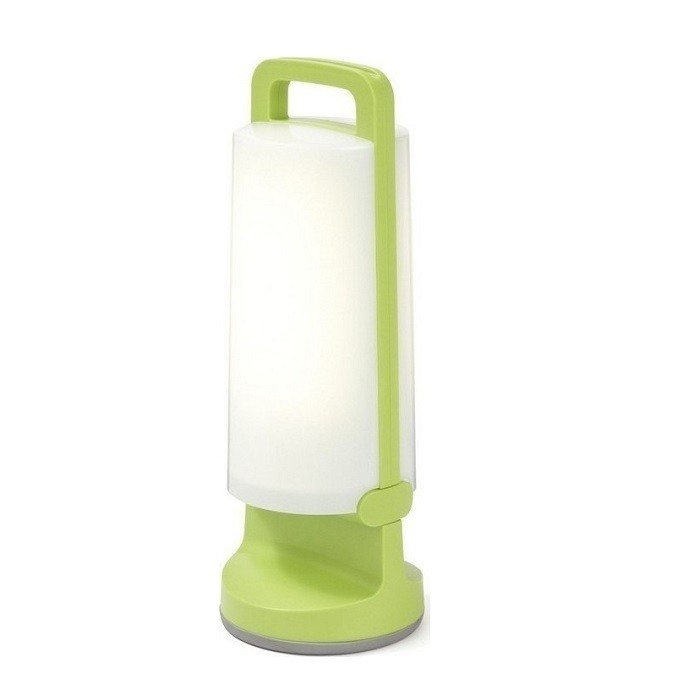 LED Ηλιακό Φωτιστικό Φορητό Ανοιγόμενο 1.2Watt Ντιμαριζόμενο Πράσινο Lutec