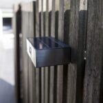 Ηλιακό Φωτιστικό από Ατσάλι LED 1.5Watt Επίτοιχο με Αισθητήρα Κίνησης Lutec Brick