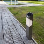 Ηλιακό Φωτιστικό Επιδαπέδιο Στεγανό LED 2.3Watt από Ανοξείδωτο Ατσάλι με Αισθητήρα Κίνησης Lutec Solstel