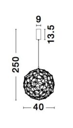 Μοντέρνο Κρεμαστό Φωτιστικό nova 9186002 - Image 7