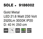 Μοντέρνο Κρεμαστό Φωτιστικό nova 9186002 - Image 8