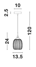 Φωτιστικό οροφης nova  9191541 VARIO - Image 7