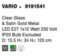 Φωτιστικό οροφης nova  9191541 VARIO - Image 8