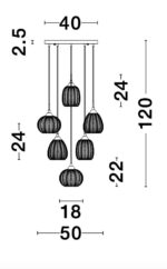 Φωτιστικό οροφης nova  9191544 VARIO - Image 9