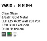 Φωτιστικό οροφης nova  9191544 VARIO - Image 2